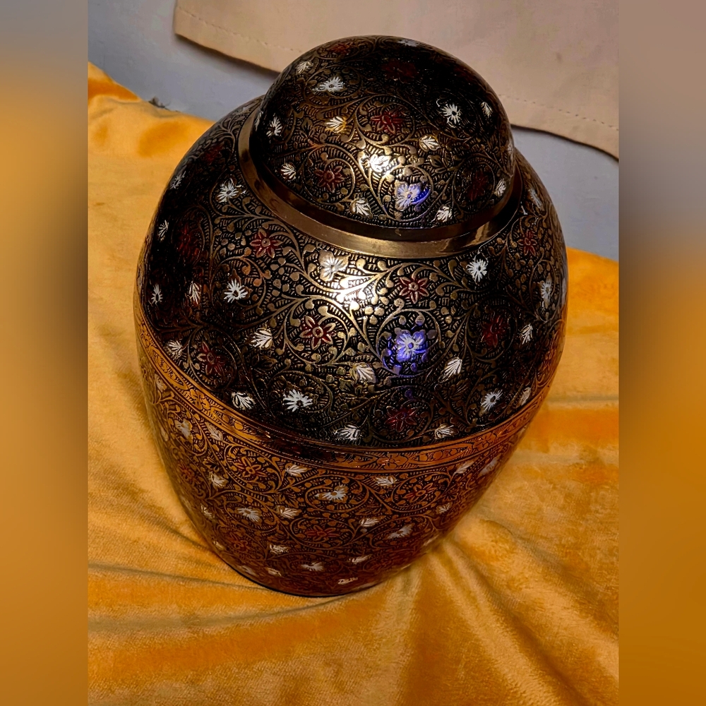 Mid 20th Century Decorative Brass Urn